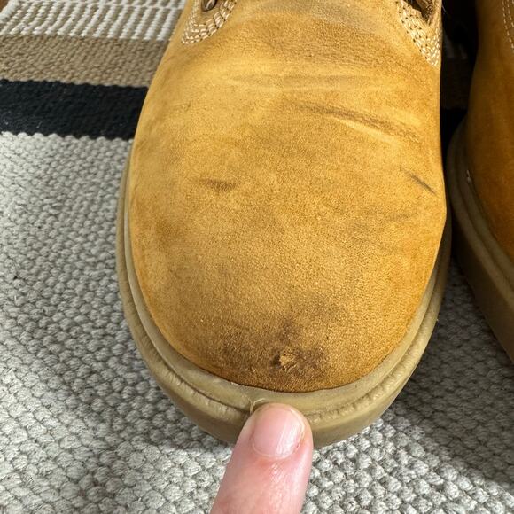 Dunham Thinsulate Workboot Men 9.5 Mid-Wide Tan Leather Laceup Thermal Insulate - Picture 5 of 9